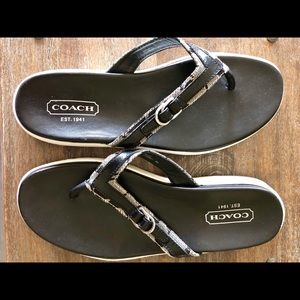 Coach Lyndsey Signature Flip Flops